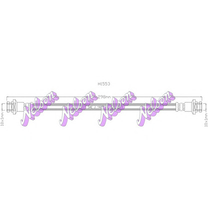 Foto Tubo flexible de frenos Brovex-Nelson H1553