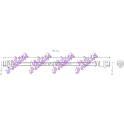 Photo Brake Hose Brovex-Nelson H3302