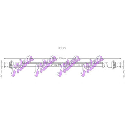 Foto Tubo flexible de frenos Brovex-Nelson H3524