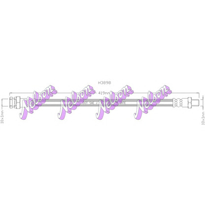 Photo Brake Hose Brovex-Nelson H3898