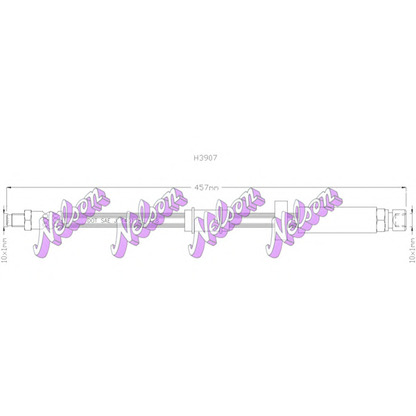 Foto Tubo flexible de frenos Brovex-Nelson H3907