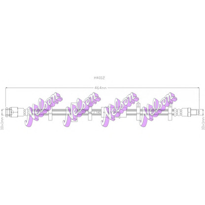Photo Brake Hose Brovex-Nelson H4012