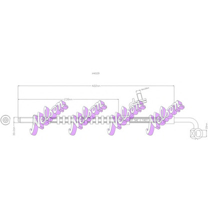 Photo Brake Hose Brovex-Nelson H4109