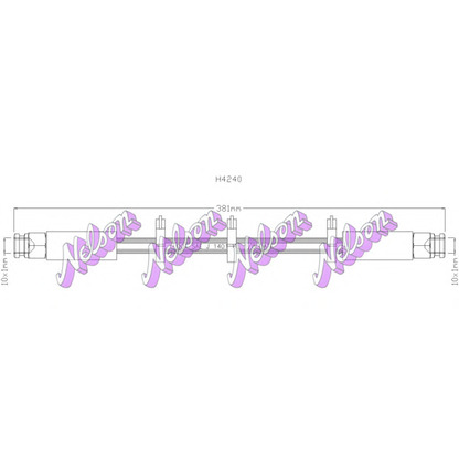 Photo Brake Hose Brovex-Nelson H4240