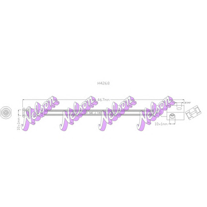 Photo Brake Hose Brovex-Nelson H4268