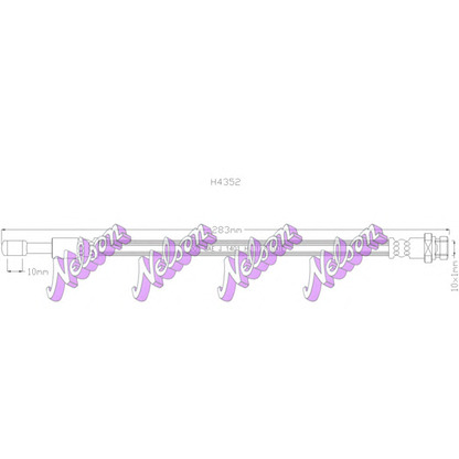 Foto Tubo flexible de frenos Brovex-Nelson H4352