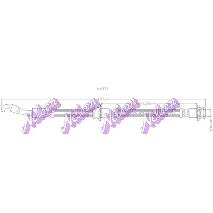 Photo Brake Hose Brovex-Nelson H4371
