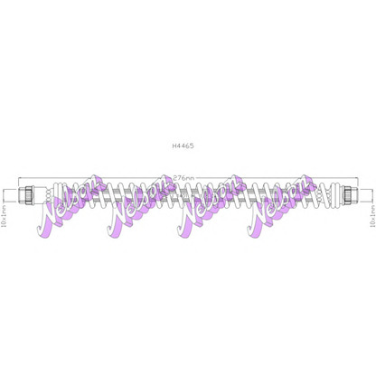 Foto Tubo flexible de frenos Brovex-Nelson H4465