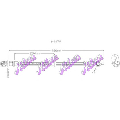 Photo Brake Hose Brovex-Nelson H4479