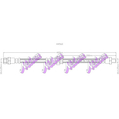 Photo Brake Hose Brovex-Nelson H4560