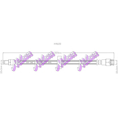 Photo Brake Hose Brovex-Nelson H4600