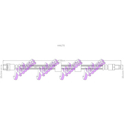 Photo Brake Hose Brovex-Nelson H4670