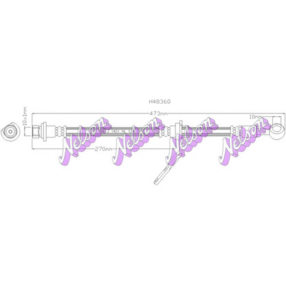 Foto Flessibile del freno Brovex-Nelson H4836Q