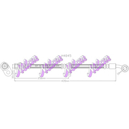 Foto Tubo flexible de frenos Brovex-Nelson H4845