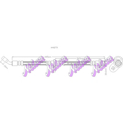 Photo Brake Hose Brovex-Nelson H4879