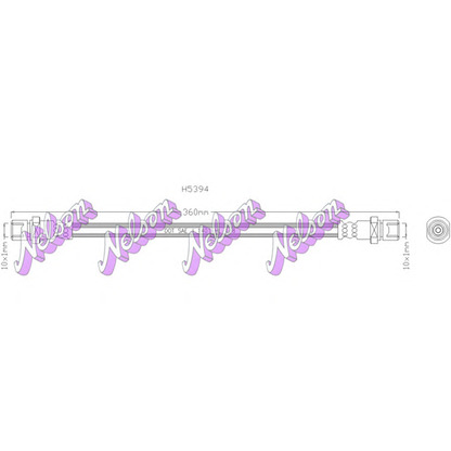 Photo Brake Hose Brovex-Nelson H5394