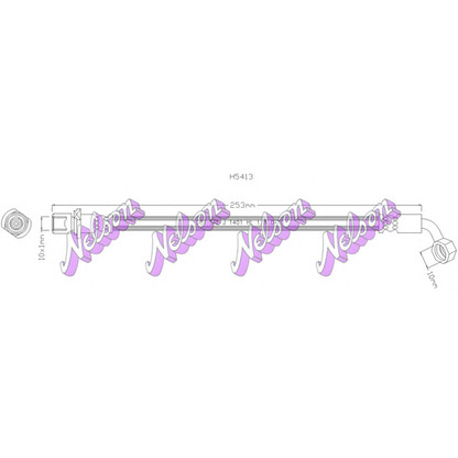 Foto Tubo flexible de frenos Brovex-Nelson H5413