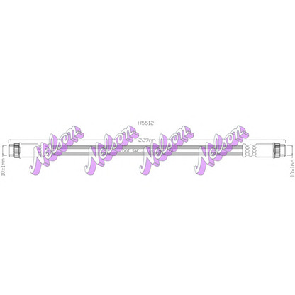 Foto Flessibile del freno Brovex-Nelson H5512