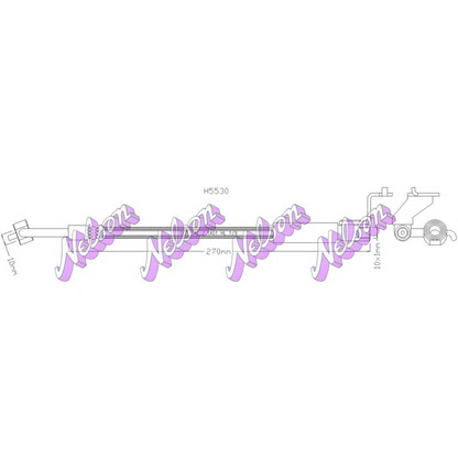 Photo Brake Hose Brovex-Nelson H5530