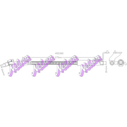 Photo Brake Hose Brovex-Nelson H5530Q