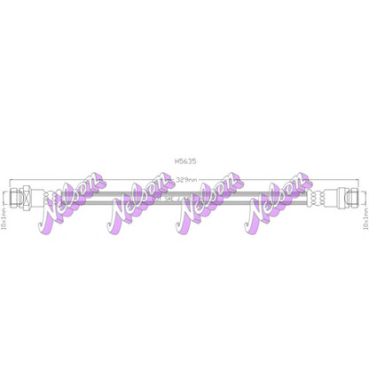 Photo Brake Hose Brovex-Nelson H5635