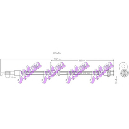 Foto Bremsschlauch Brovex-Nelson H5646