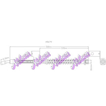 Photo Flexible de frein Brovex-Nelson H5679