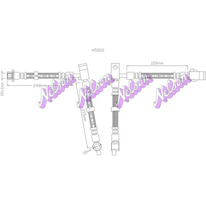 Foto Flessibile del freno Brovex-Nelson H5810