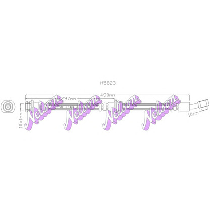 Photo Brake Hose Brovex-Nelson H5823