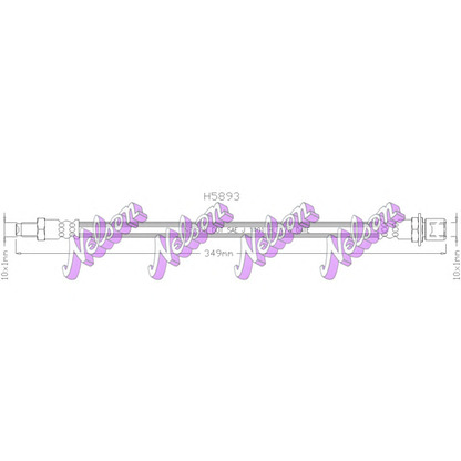 Foto Tubo flexible de frenos Brovex-Nelson H5893