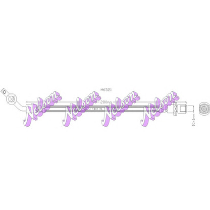 Photo Brake Hose Brovex-Nelson H6521