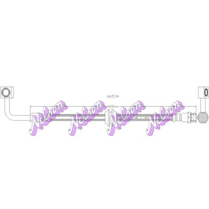 Photo Brake Hose Brovex-Nelson H6534