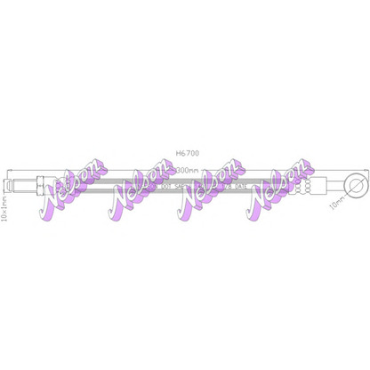 Photo Brake Hose Brovex-Nelson H6700