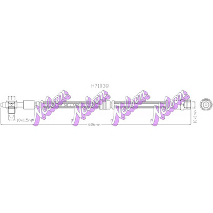 Photo Flexible de frein Brovex-Nelson H7103Q