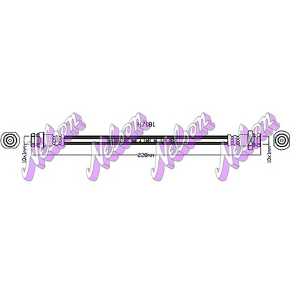 Photo Brake Hose Brovex-Nelson H7181
