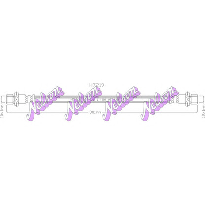 Foto Tubo flexible de frenos Brovex-Nelson H7219