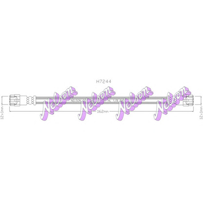 Photo Brake Hose Brovex-Nelson H7244