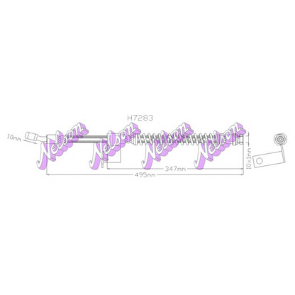 Photo Flexible de frein Brovex-Nelson H7283