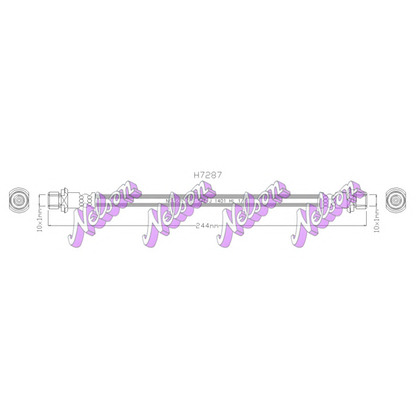 Photo Brake Hose Brovex-Nelson H7287