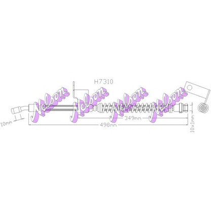 Photo Flexible de frein Brovex-Nelson H7310