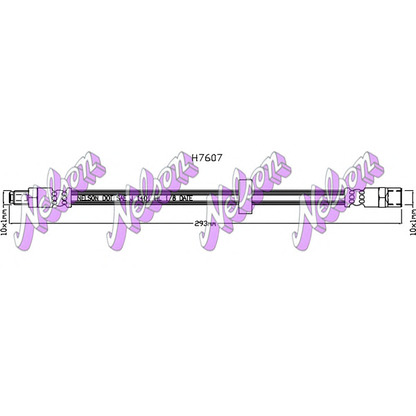 Foto Tubo flexible de frenos Brovex-Nelson H7607