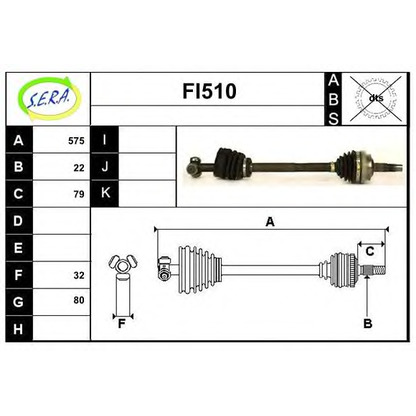 Foto Antriebswelle SERA FI510