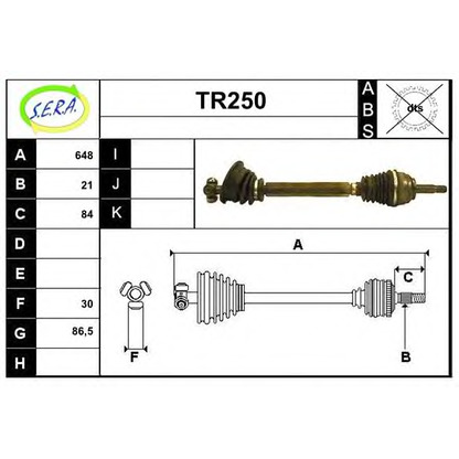 Foto Antriebswelle SERA TR250