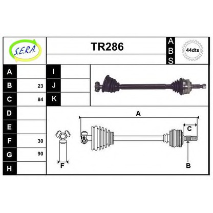 Foto Antriebswelle SERA TR286