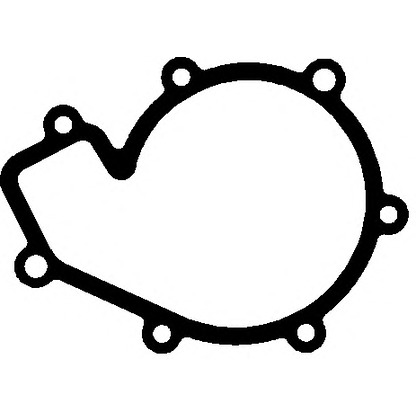 Photo Gasket, water pump WILMINK GROUP WG1086597