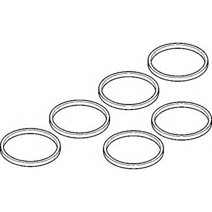 Photo Gasket Set, intake manifold WILMINK GROUP WG1193489