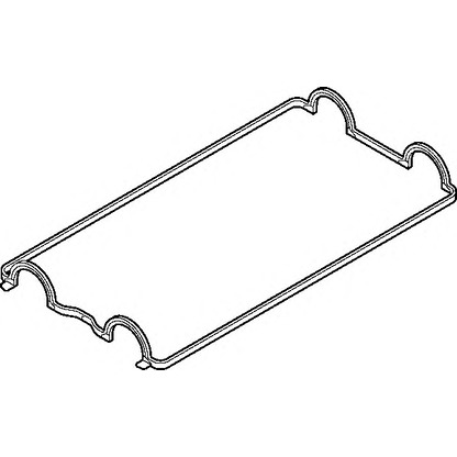 Photo Gasket, cylinder head cover WILMINK GROUP WG1194797
