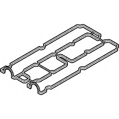 Photo Gasket, cylinder head cover WILMINK GROUP WG1086388