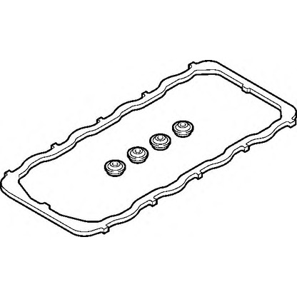 Photo Gasket, cylinder head cover WILMINK GROUP WG1192527
