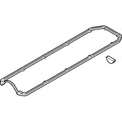 Photo Gasket, cylinder head cover WILMINK GROUP WG1085867